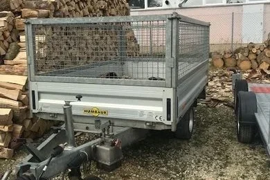 Heckkipper, Einachsig,&nbsp;
Hochlader, mit Handpumpe