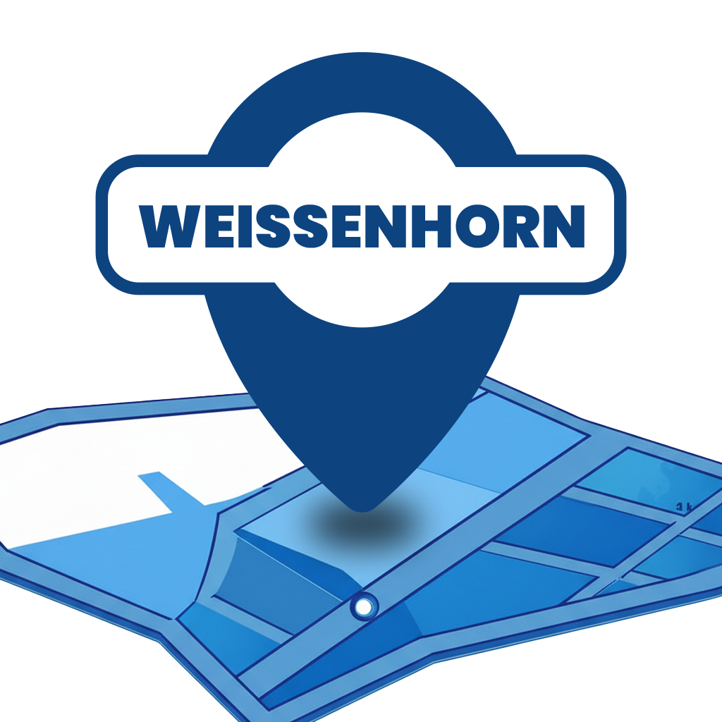 Kartenansicht mit einem Standortpin für Weißenhorn.